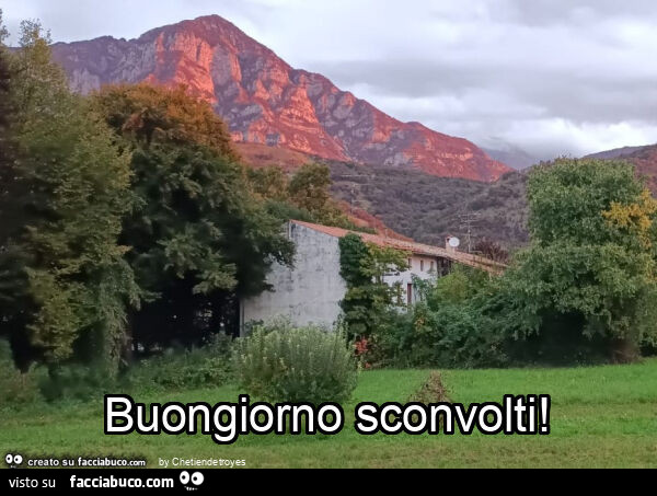 Buongiorno sconvolti