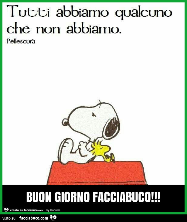 Buon giorno facciabuco