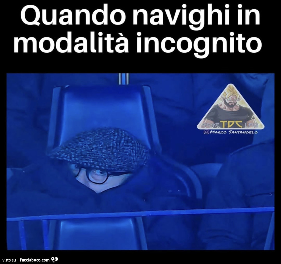 Quando navighi in modalità incognito