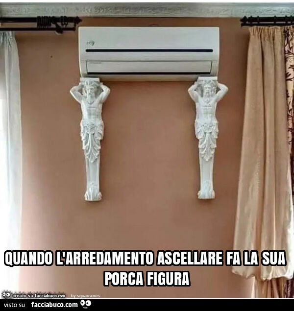 Quando l'arredamento ascellare fa la sua porca figura