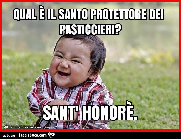 Qual è il santo protettore dei pasticcieri? Sant' honorè