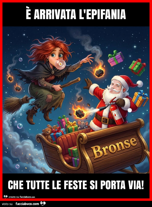 È arrivata l'epifania che tutte le feste si porta via