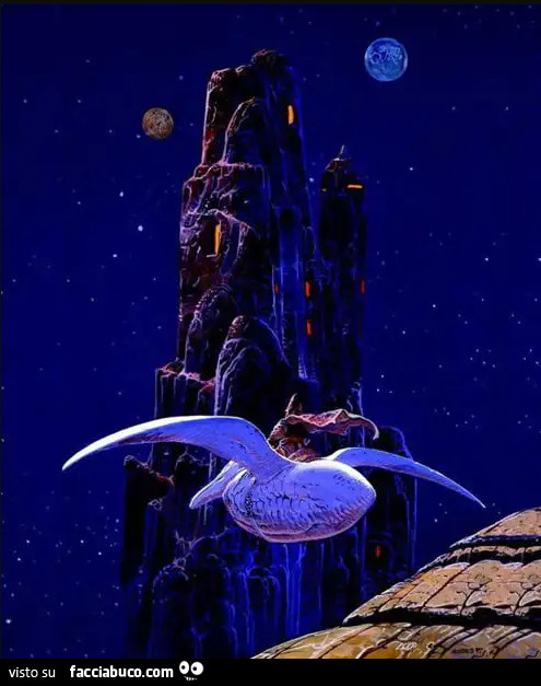 Moebius. Arzak - Le Rocher (Nuit)