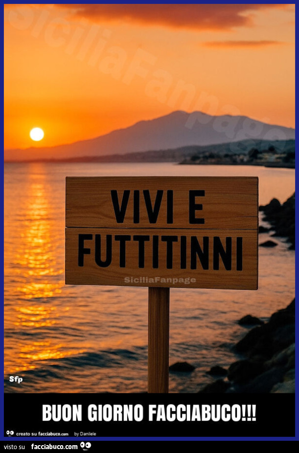 Buon giorno facciabuco