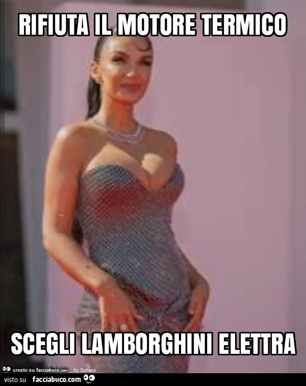 Rifiuta il motore termico scegli lamborghini elettra