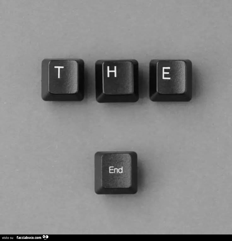 The end tasti tastiera pc
