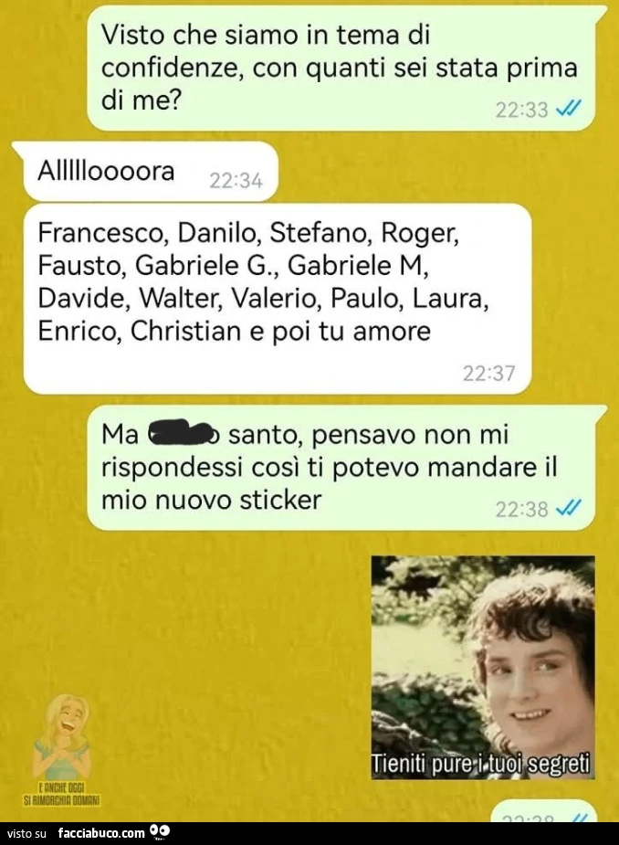 Confidenze