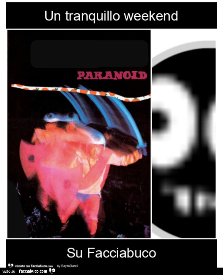 Paranoid su Facciabuco