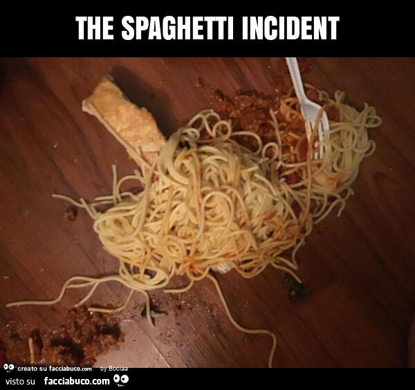 The spaghetti incident
