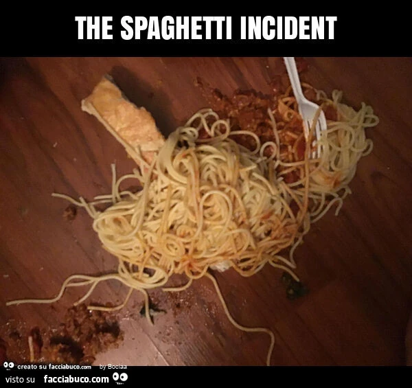 The spaghetti incident