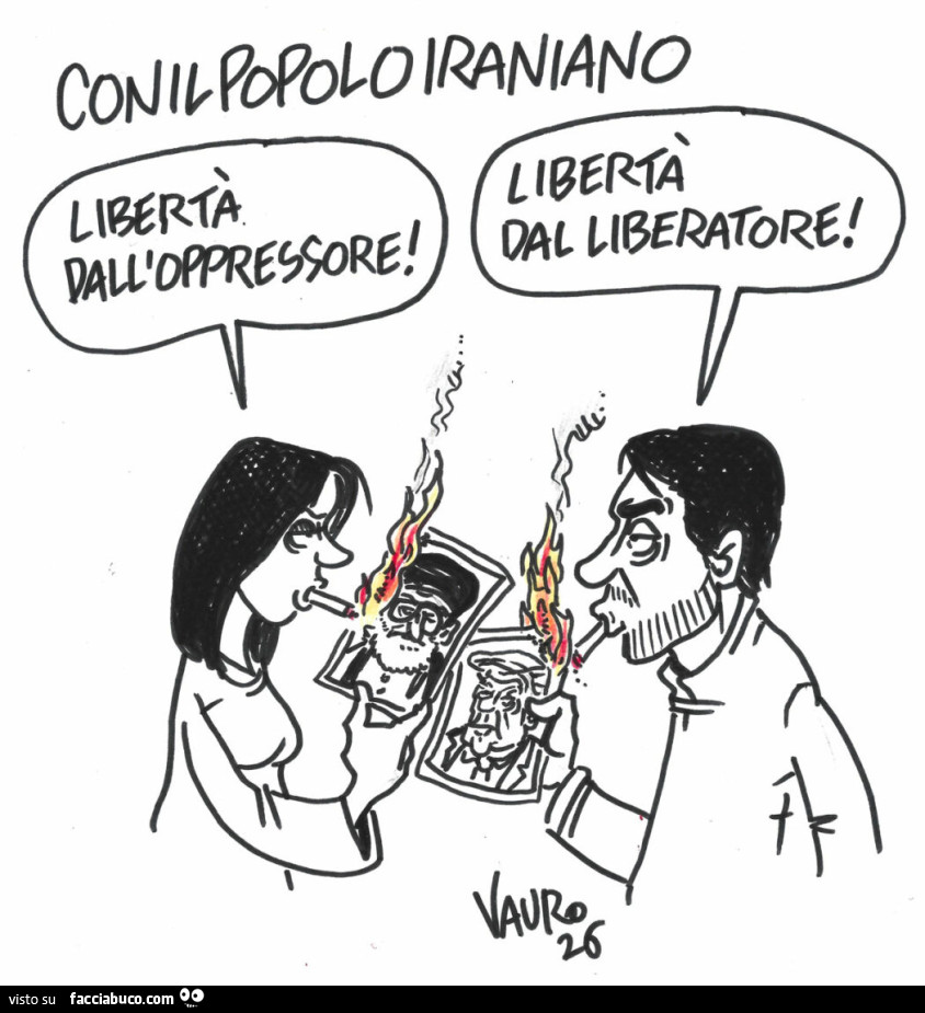 Con il popolo Iraniano