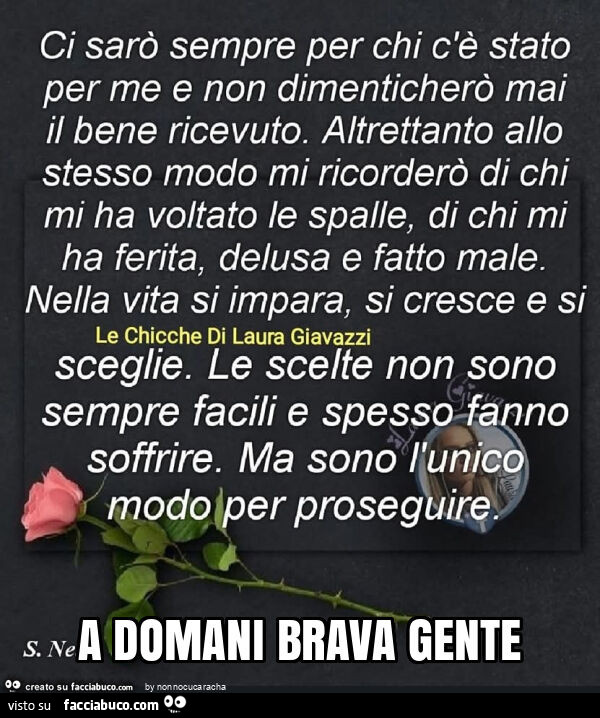 A domani brava gente