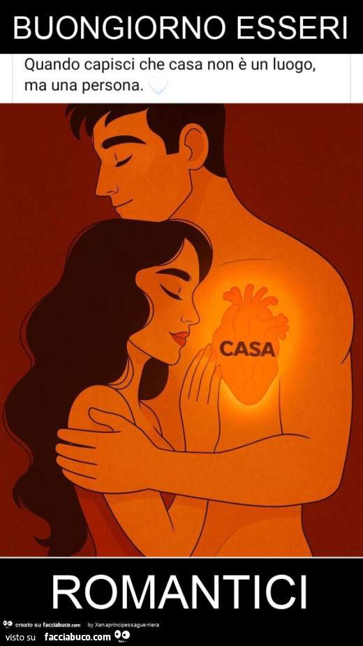 Buongiorno esseri romantici
