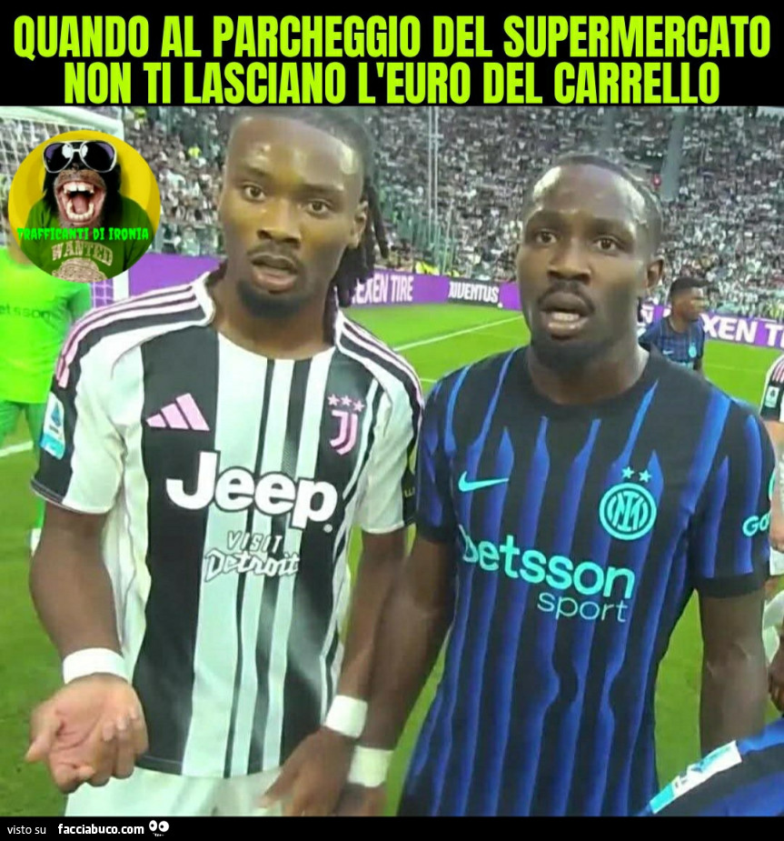 Quando al parcheggio del supermercato non ti lasciano l'euro del carrello
