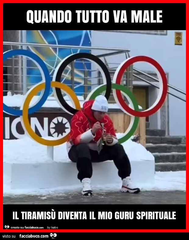 Quando tutto va male il tiramisù diventa il mio guru spirituale