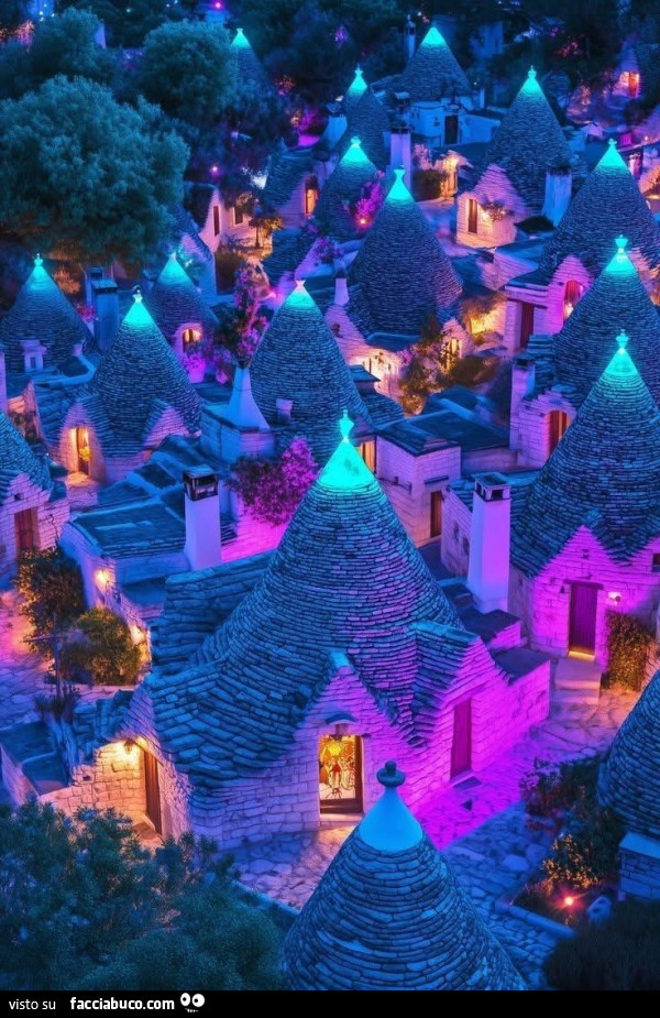 Trulli illuminati