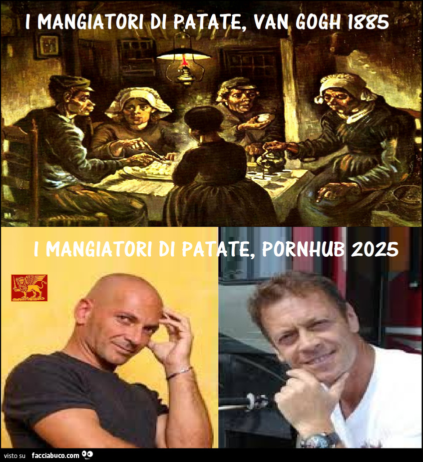 I mangiatori di patate Van Gogh vs. Pornhub
