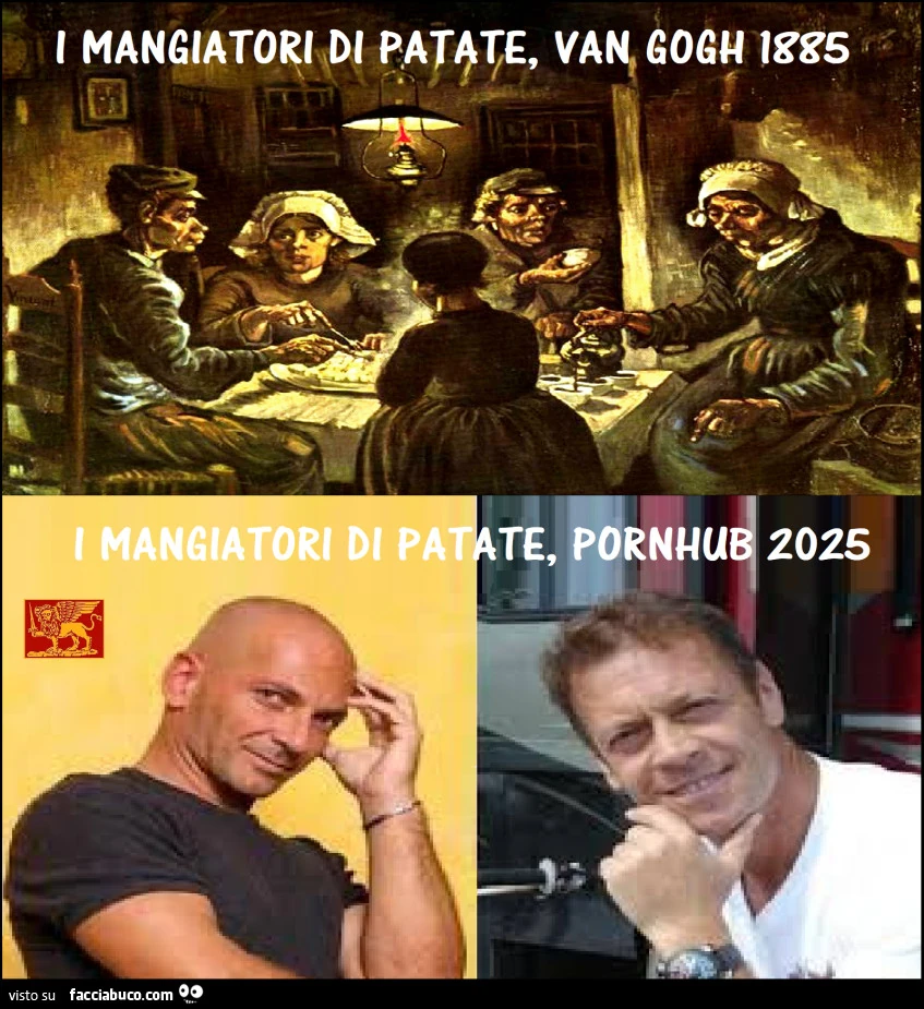 I mangiatori di patate Van Gogh vs. Pornhub