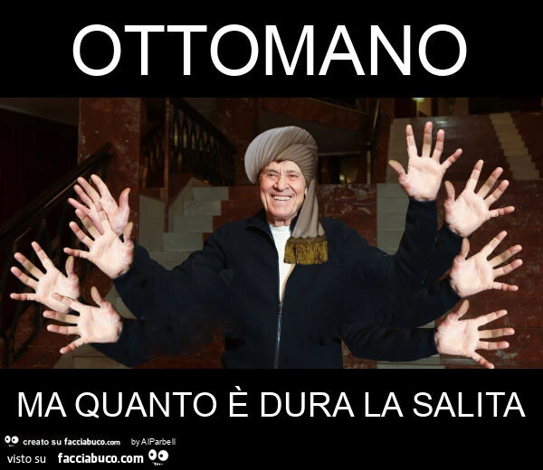 Ottomano ma quanto รจ dura la salita