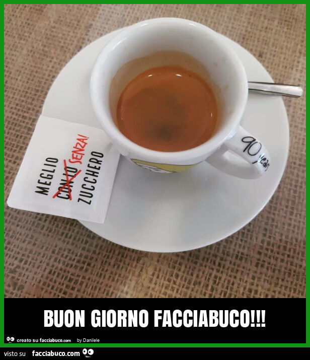 Buon giorno facciabuco