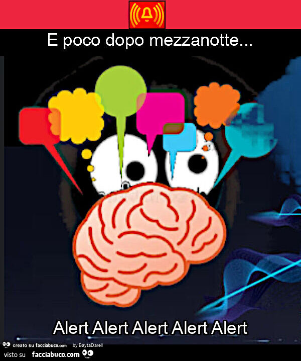 Alert alert alert alert alert il Rilevatore di Pensieri