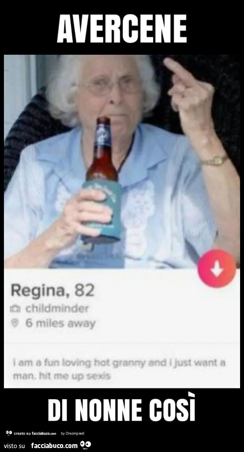 Avercene di nonne così