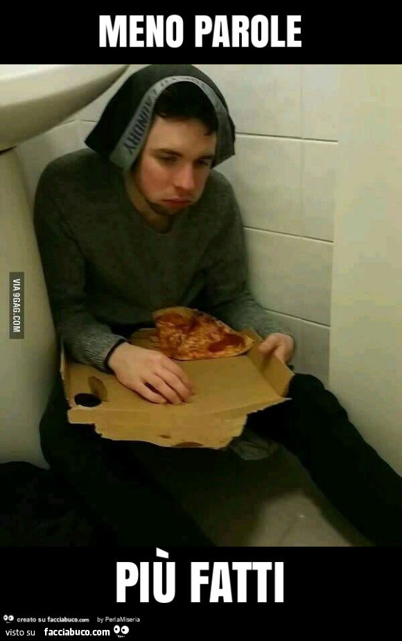 Meno parole più fatti