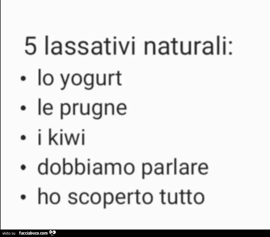 5 lassativi naturali: lo yogurt le prugne i kiwi dobbiamo parlare ho scoperto tutto