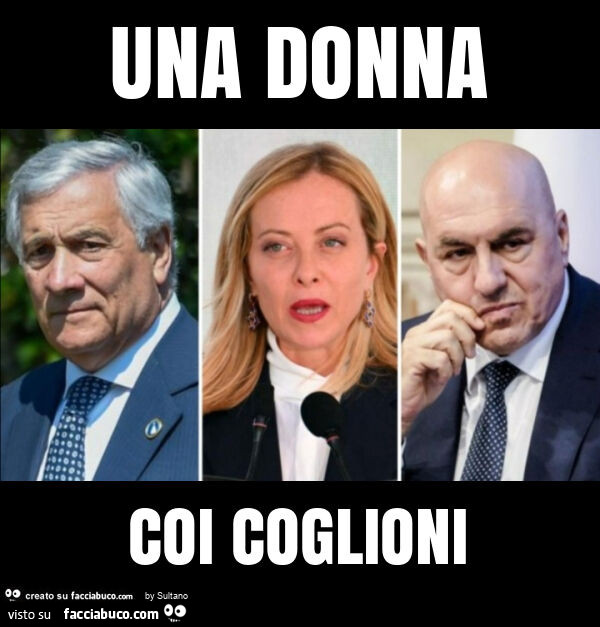 Una donna coi coglioni