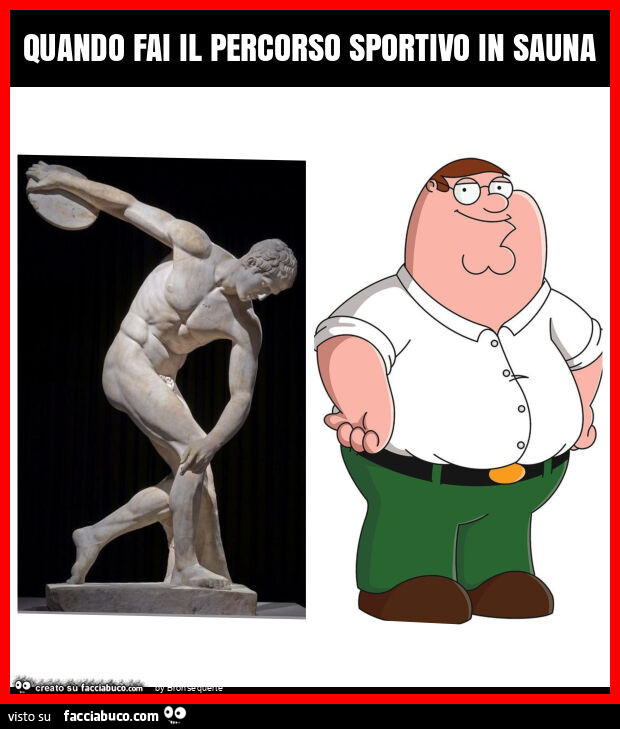 Quando fai il percorso sportivo in sauna