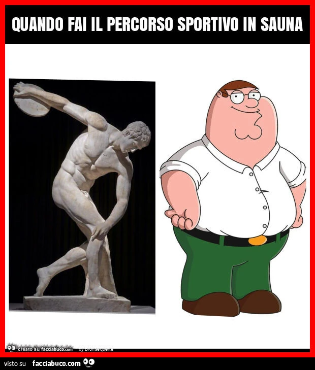 Quando fai il percorso sportivo in sauna