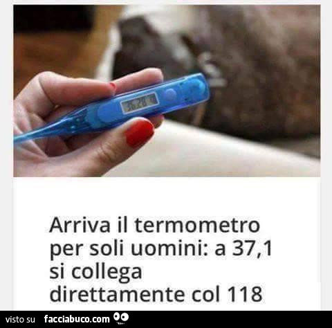 Termometro per soli uomini