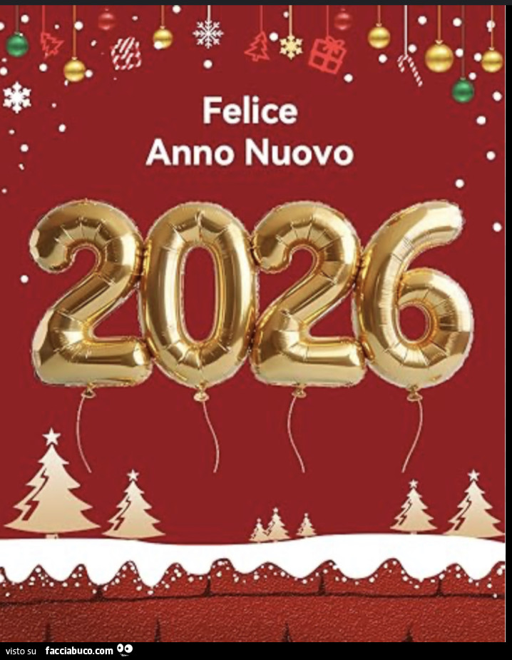Felice Anno Nuovo 2026