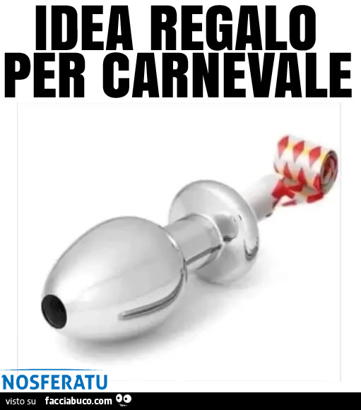 Idea regalo per carnevale