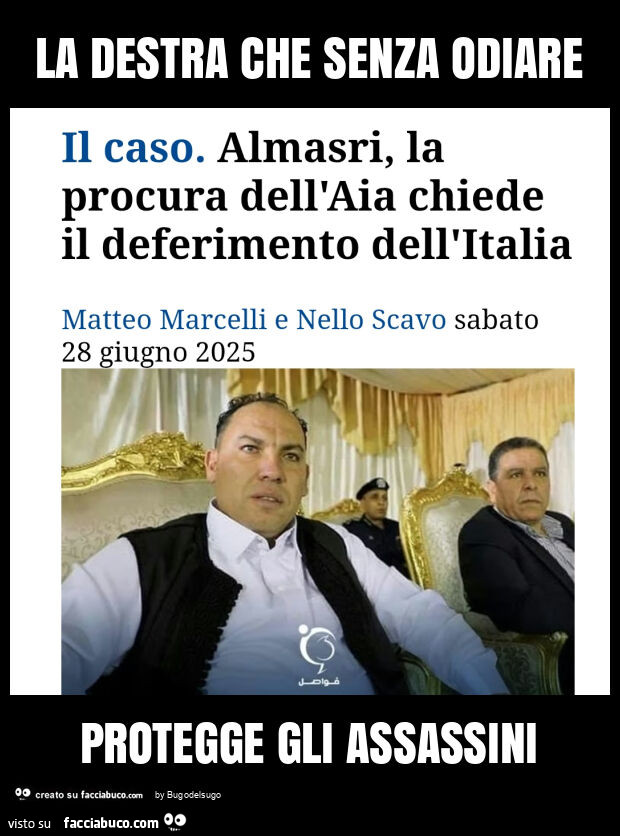 La destra che senza odiare protegge gli assassini