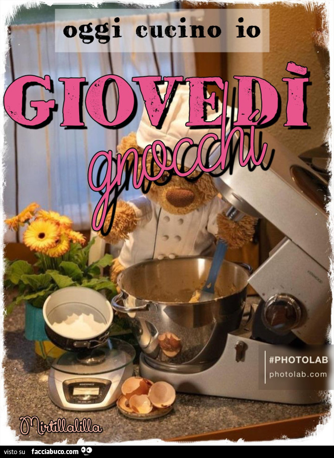 Giovedì gnocchi