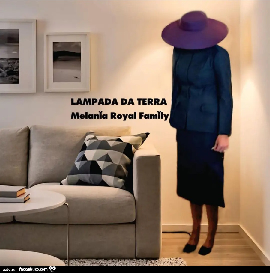 Intanto da ikea lampada da terra melania royal family trump