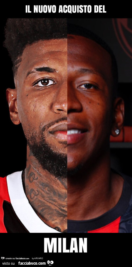 Il nuovo acquisto del milan