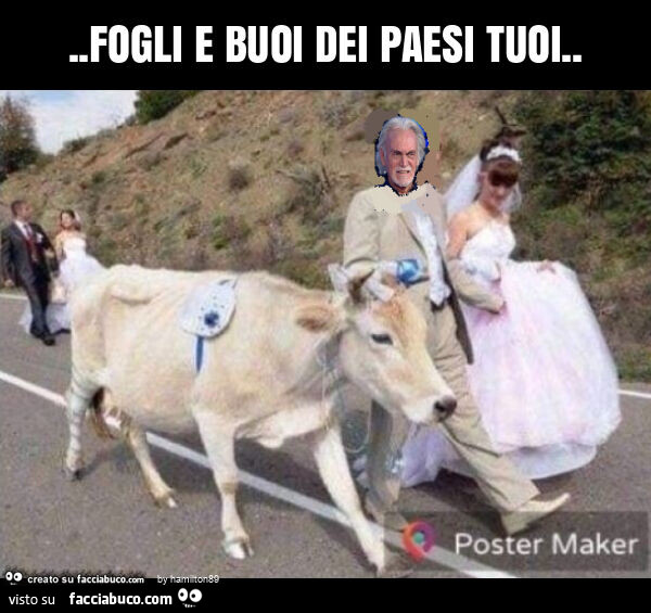 Fogli e buoi dei paesi tuoi