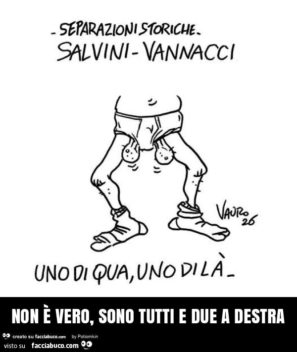 Non è vero, sono tutti e due a destra