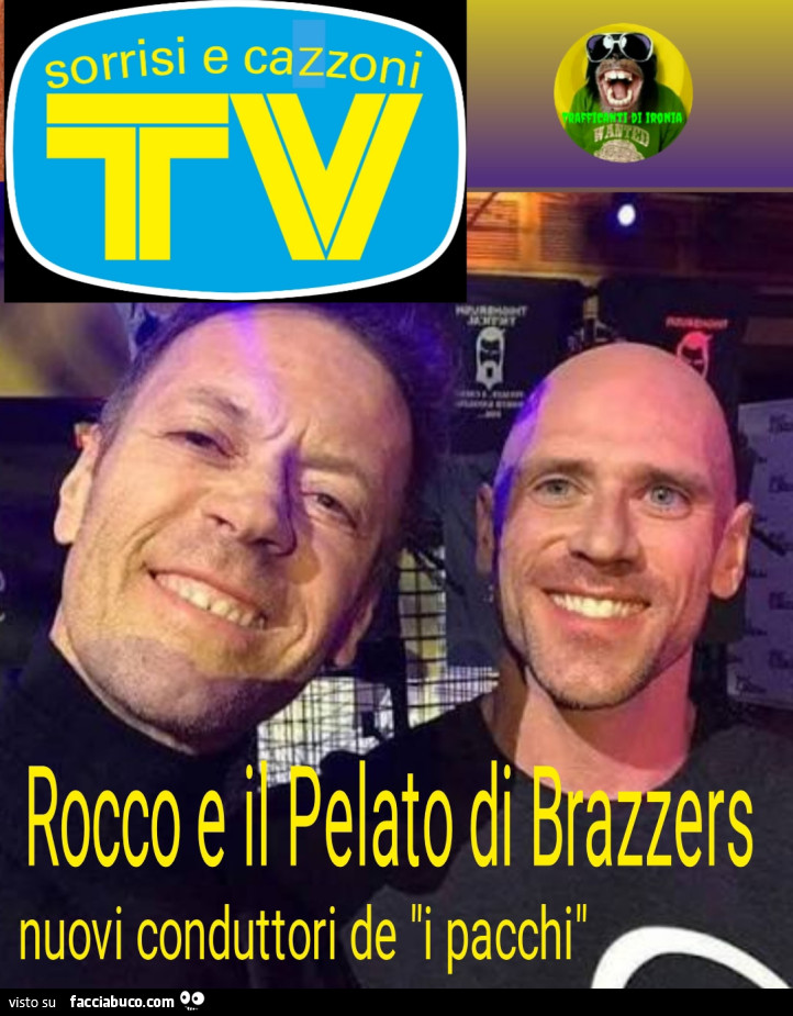 Rocco e il pelato di brazzers nuovi conduttore de i pacchi