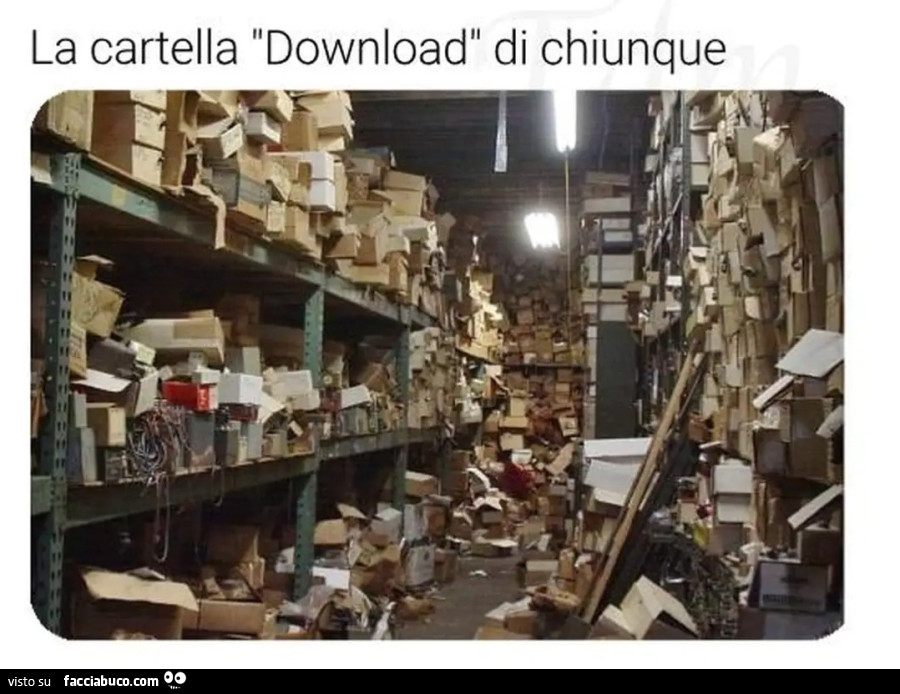 La cartella download di chiunque