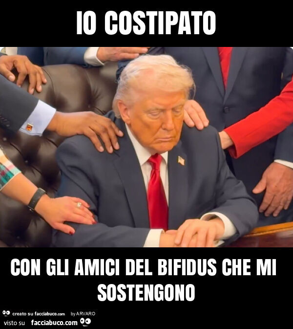 Io costipato con gli amici del bifidus che mi sostengono