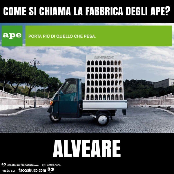 Come si chiama la fabbrica degli ape? Alveare