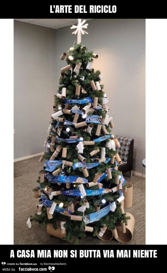 L'arte del riciclo a casa mia non si butta via mai niente