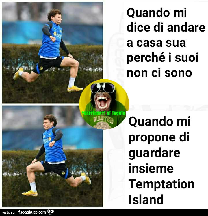 Quando mi dice di andare a casa sua perchรฉ i suoi non ci sono