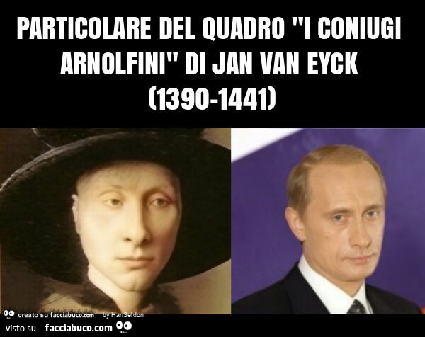 Particolare del quadro "i coniugi arnolfini" di jan van eyck (1390-1441)