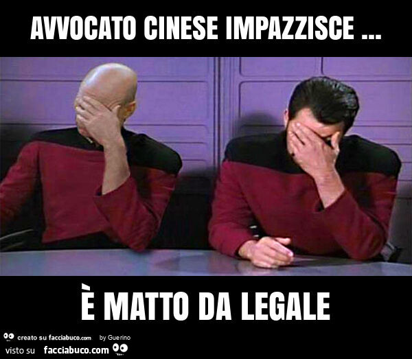 Avvocato cinese impazzisce… è matto da legale