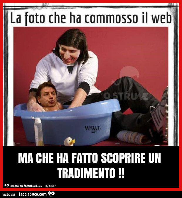 Ma che ha fatto scoprire un tradimento