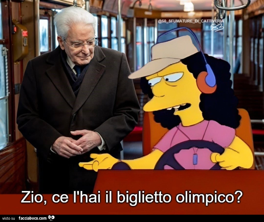 Zio, ce l'hai il biglietto olimpico?